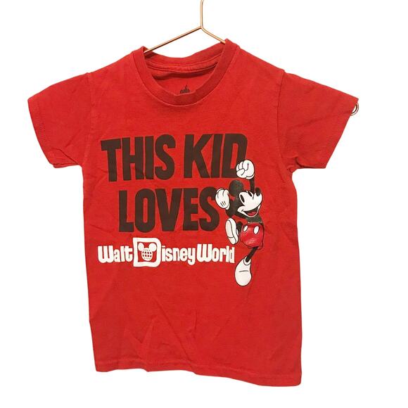 Disney Parks Mickey Mouse T-Shirt - Kid's XS - Great Condition! - Picture 1 of 2